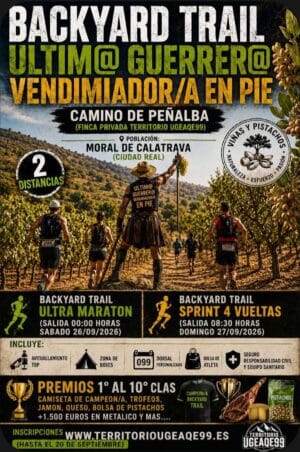 BACKYARD TRAIL ULTIM@ GUERRER@ VENDIMIADOR/A EN PIE